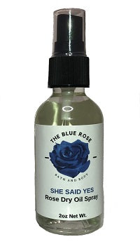 She Said Yes Handmade Rose Dry Oil Spray